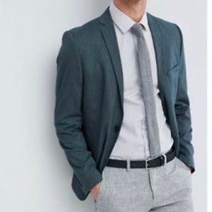 ASOS Selected Homme Skinny Suit Jacket & Trousers in Green